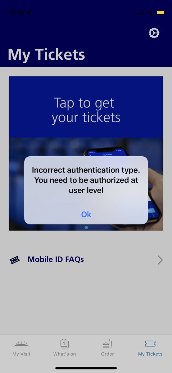 _hjpaxton's tweet photo. @TheO2 my ticket app isn’t working, what can I do? https://t.co/susIzqkb3o