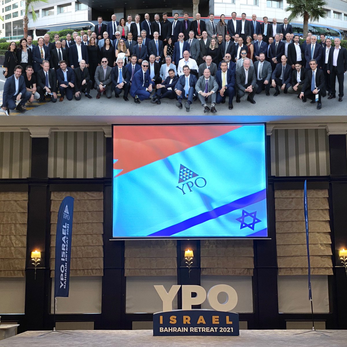 Inspiring visit in Bahrain with 100 colleagues of the Israeli chapter of YPO! Kudos to our hosts and the organizing committee. The descendants of Abraham can and will have a brighter future together!