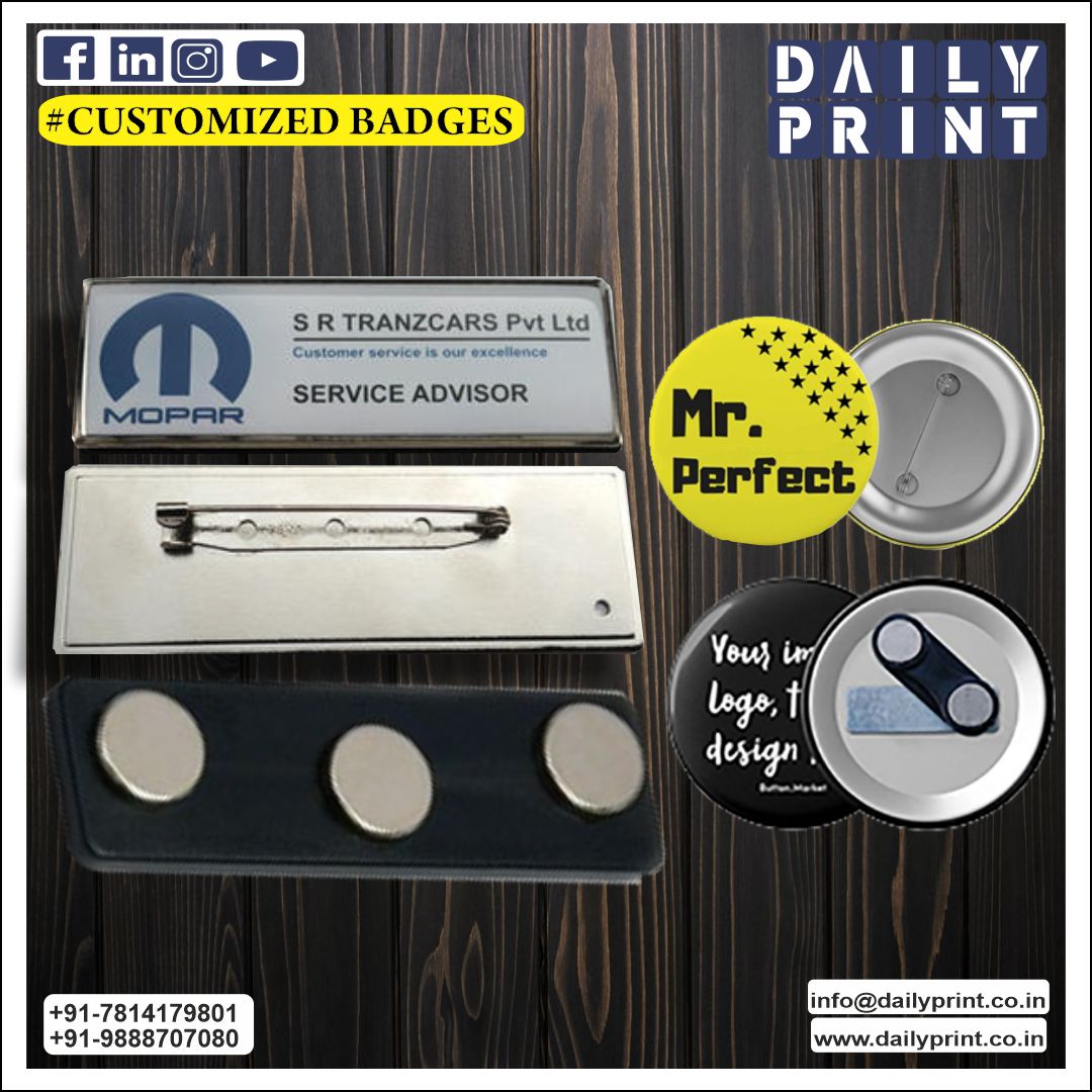 dailyprintco's tweet photo. Customized and Premium Badge with logo and text printing
#badgeprinting #badgeprint #badges #badgedesign
Visit our website at: https://t.co/BT1jrJtnSo
Follow us on twitter @dailyprintco https://t.co/HNHNrSqqCi