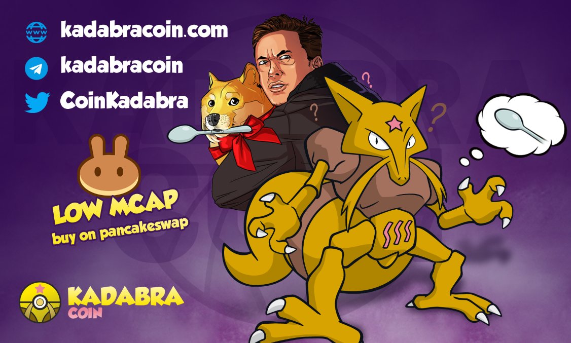 CoinKadabra's tweet photo. Elon, give back the spoon! 
He has stolen Kadabra's spoon and now he has the power. We need to get it back! Do you already know the whole story? Visit website and read into it. It is something interesting with positive vibes and great potential. @CoinKadabra #ElonMusk #ELON https://t.co/GuH7lJxcPk