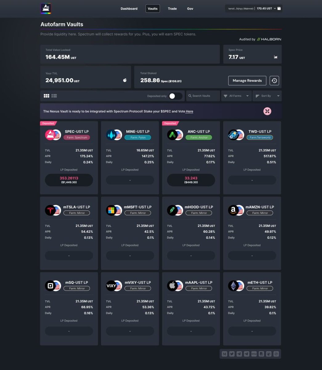 SpecProtocol's tweet photo. Sneak peek on our new UI 👀 https://t.co/nFGk5uZvdX