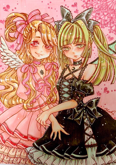 双子の天使と悪魔のtwitterイラスト検索結果 双子の天使と悪魔のtwitterイラスト検索結果