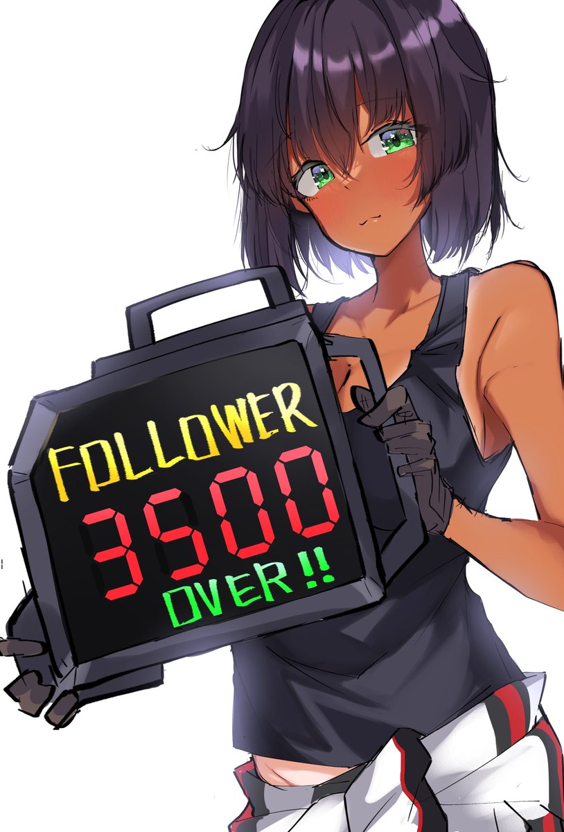 フォロワーさん3500人突破いたしましたー!!まことにありがとうございます～!!
skebもヨロシクネ!!! 