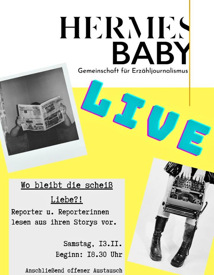 Ja, Leute – wo bleibt sie denn jetzt, die scheiß #Liebe?!

Lasst sie uns gemeinsam suchen, dieses hinreißende Biest! Heute, ab 18:30 #Hamburg in der Muräne Bar.

Die Babys freuen sich auf euch! 💛🥳