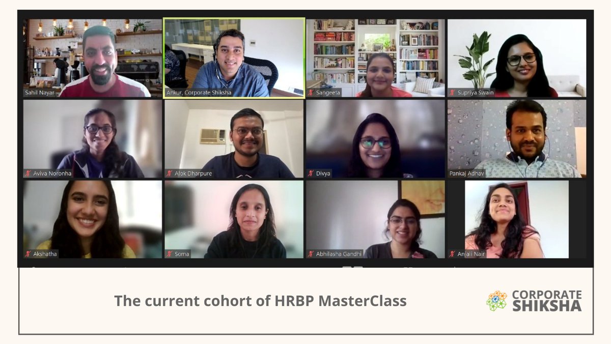 CorporatShiksha's tweet photo. Learning can be fun, want proof? Here's one!
Thank you @sahilnayar, for contributing to the current cohort of HRBP MasterClass by Corporate Shiskha.
🔍 Learn more about the #CSMasterClass https://t.co/W7ort4W8xU
⚡ Join the next cohort at https://t.co/W7ort4W8xU
#hrbp #edtech https://t.co/8U0tHDwIRd