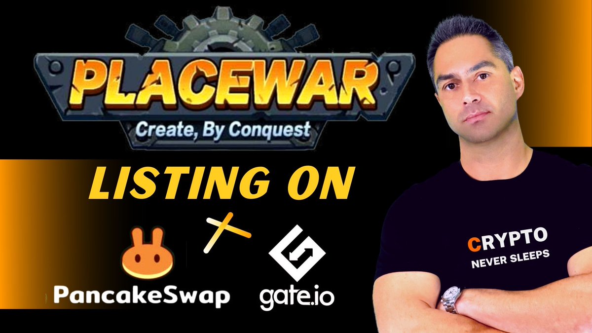 @placewar_game LISTING On <a href="/PancakeSwap/">PancakeSwap</a>  &amp; @gate_io  - <a href="/GameFi_Official/">GAMEFI.ORG</a>  / <a href="/PolkaFoundry/">Polka Foundry</a> IDO launchpad - Blockchain Games 🔴Live

👉👉youtu.be/nqRvk-AH9m4