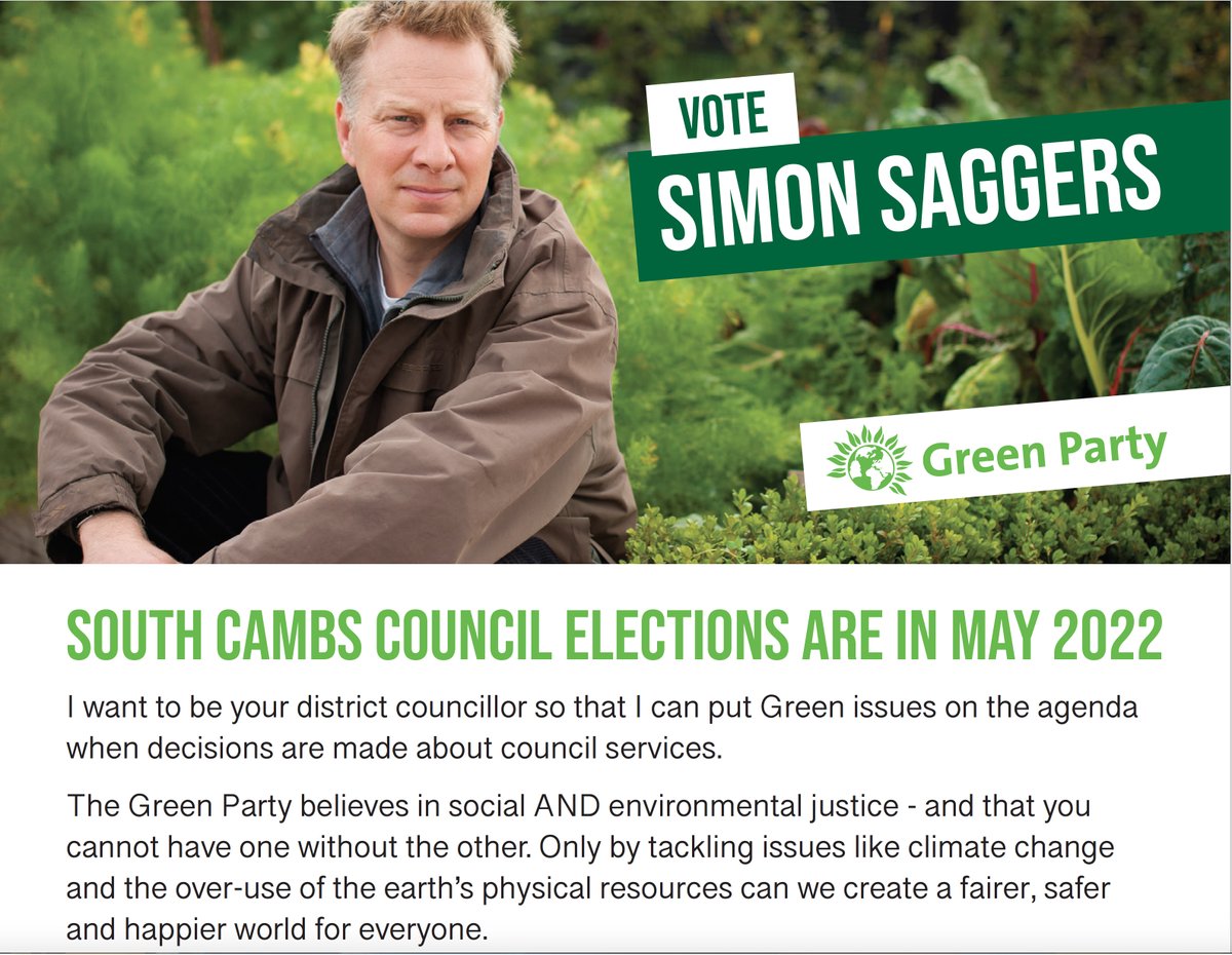 Just launched my campaign for May 2022 district council elections. First leaflet delivered in Bassingbourn and Litlington. Please let me know if you would like to get involved.