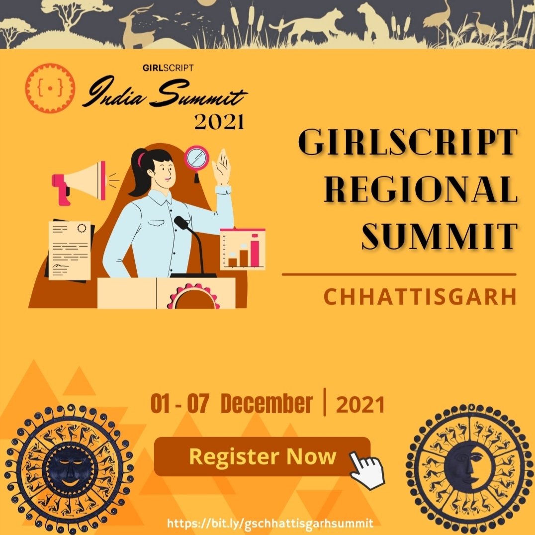 gs_bsp's tweet photo. Greetings People, Girlscript is back with
✨ *The Regional Summit!*  ✨
       01-07 Dec 2021
▫️Ticket/registration link: https://t.co/JyltR4Cxrg

▫️Know more about the event in detail- https://t.co/gK3b2uvqWG https://t.co/LfUxfHZpi4