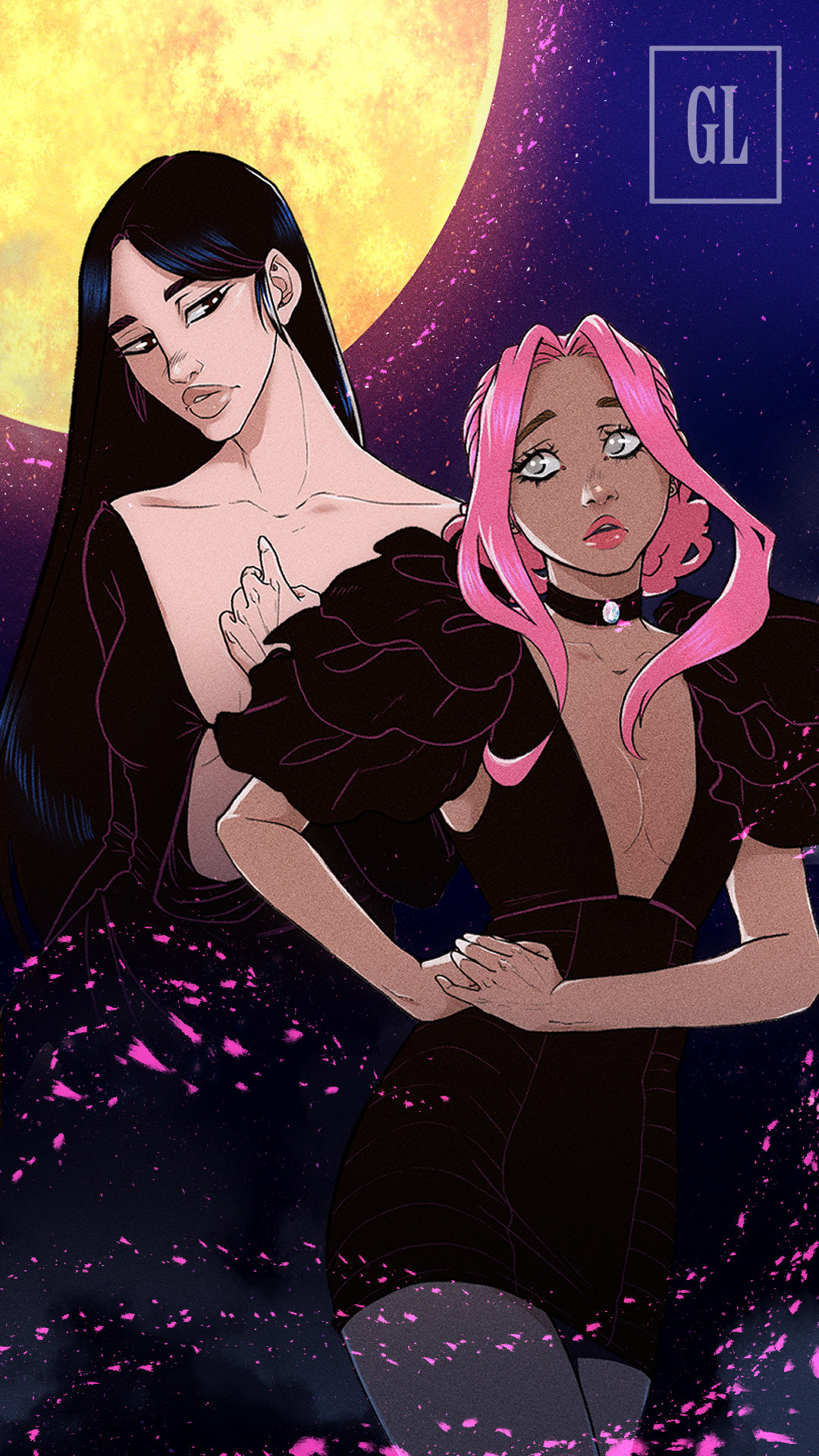 Madamka🌿 • sapphic art on X: Hey, are you in need of a wlw #webtoon about  witches, magic, fashion and furious flirting?🔮 My GL comic, Diamond Dive,  is right here for ya