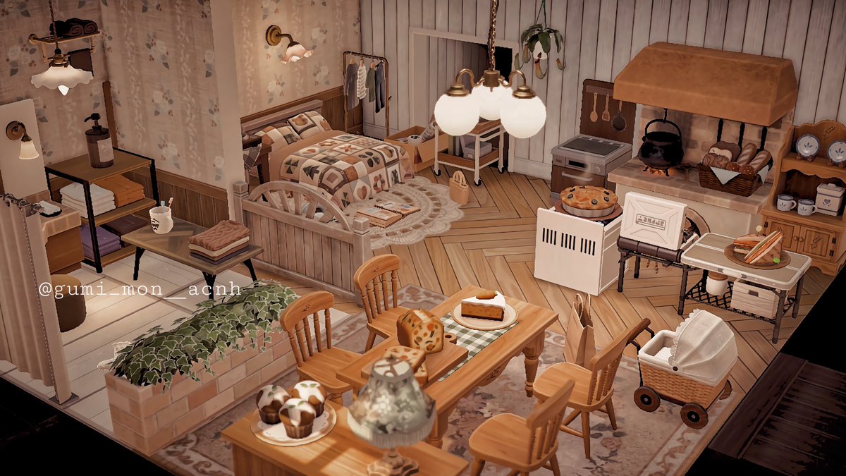 生活感のあるお部屋🧸🤎

#あつ森 #あつ森写真部
#ハッピーホームパラダイス #ハピパラ 
#AnimalCrossing #ACNH