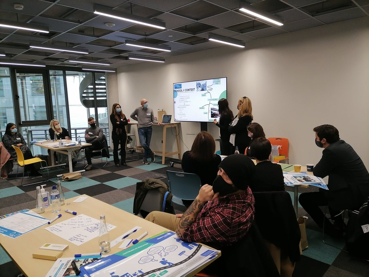 Access21Europe's tweet photo. The Italian team from @Access21Italy presenting their work on #Mentoring at the Access21 showcase event yesterday 🇮🇹🇮🇹🇮🇹
Teachers mentored small groups of students to guide them in progressing into a study and career path 👏👏👏 @AccessTCD https://t.co/xp3Jw9akp9