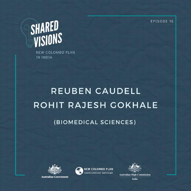 AusHCIndia's tweet photo. .@NewColomboPlan alumni Reuben Caudell and @usqedu’s Rohit Rajesh Gokhale highlight the similarities in biomedical protocols in Australia and India in this ‘Shared Visions’ podcast.🎙️⬇️ https://t.co/oyWXd1r1cW @dfat #SharedVisions https://t.co/HmuZehGETK