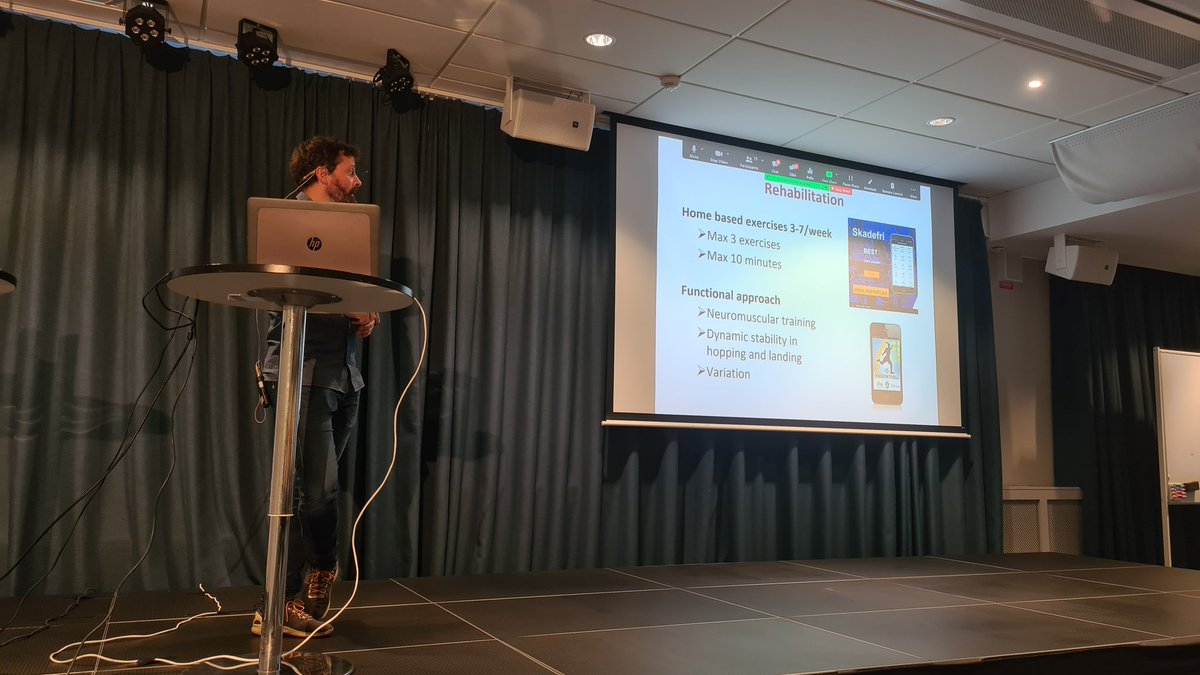 Intressanta dragning om forskning och kliniska tips av <a href="/HMoksnes/">Håvard Moksnes</a> om barn med främre korsbandsskador. #svenskaknädagarna #projektkorsband #sportrehab pic.x.com/dZLMgPr541