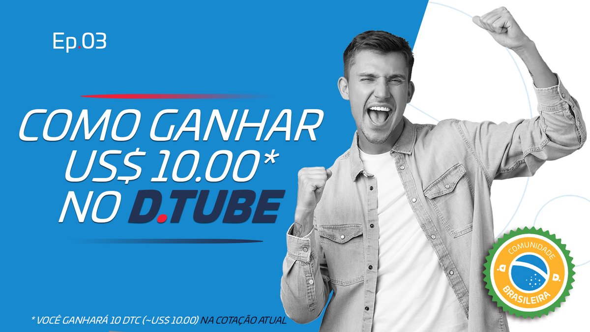 Check Out Our Most Recent #CuratorPick r16rodolfo on #DTube

Ep03: Como ganhar US$ 10 com D.Tube
d.tube/#!/v/r16rodolf…
#OneLoveCommunity #Curation