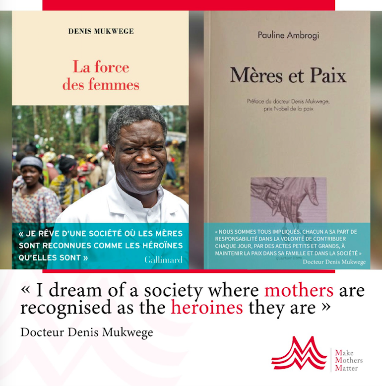 MMM4Mothers's tweet photo. Two new books, 🌍testimonials, ONE theme - Mothers. We celebrate @DenisMukwege  and our @UNESCO colleague Pauline Ambrogi for paying homage to #women of strength @SteGiannini @marie_c_machon  #Mothersforbetter
👉https://t.co/FjSEnjWmNF 
👉https://t.co/zccw2AlRJM https://t.co/RBWRyCPG1X