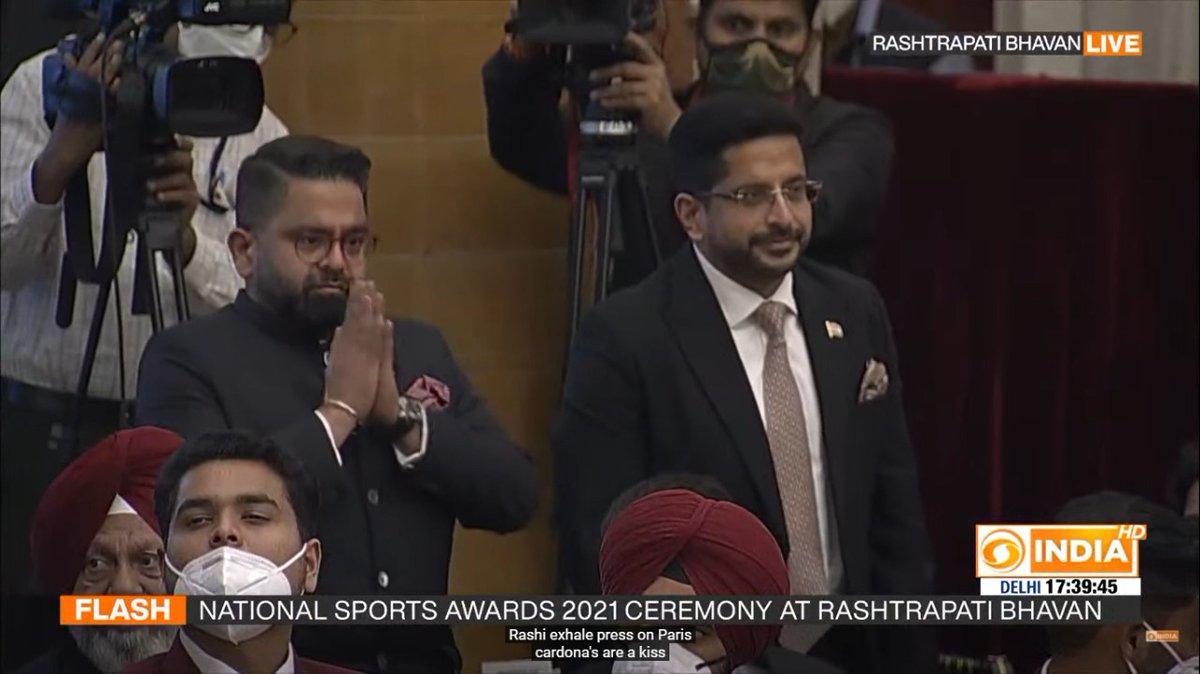 Celebrations galore!

The prestigious Rashtriya Khel Protsahan Puraskar 2021 has been conferred upon #ManavRachna for Identification &amp; Nurturing of Budding and Young Talent.
<a href="/rashtrapatibhvn/">President of India</a>

#ManavRachnaKhelPuraskar
