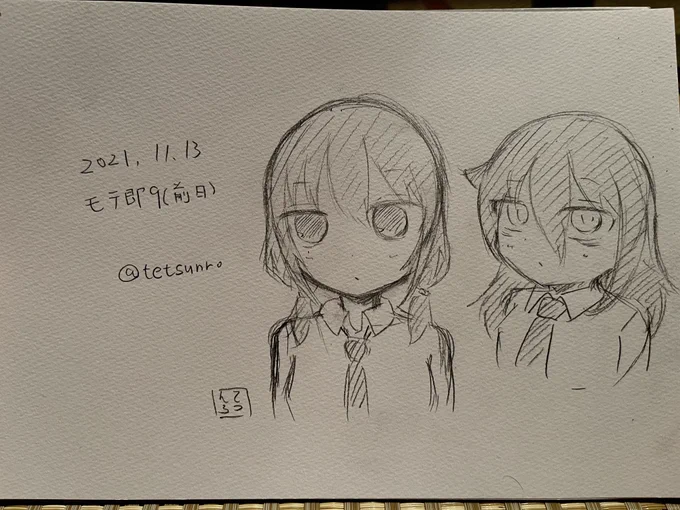 てつんろさんにスケブ描いてもらった自慢 