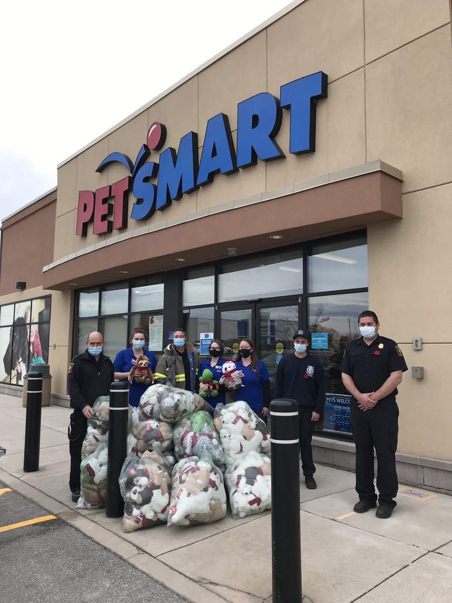 Our 2021 Toy Drive is underway, thanks to #petsmartowensound for their donation of stuffed animals this year!