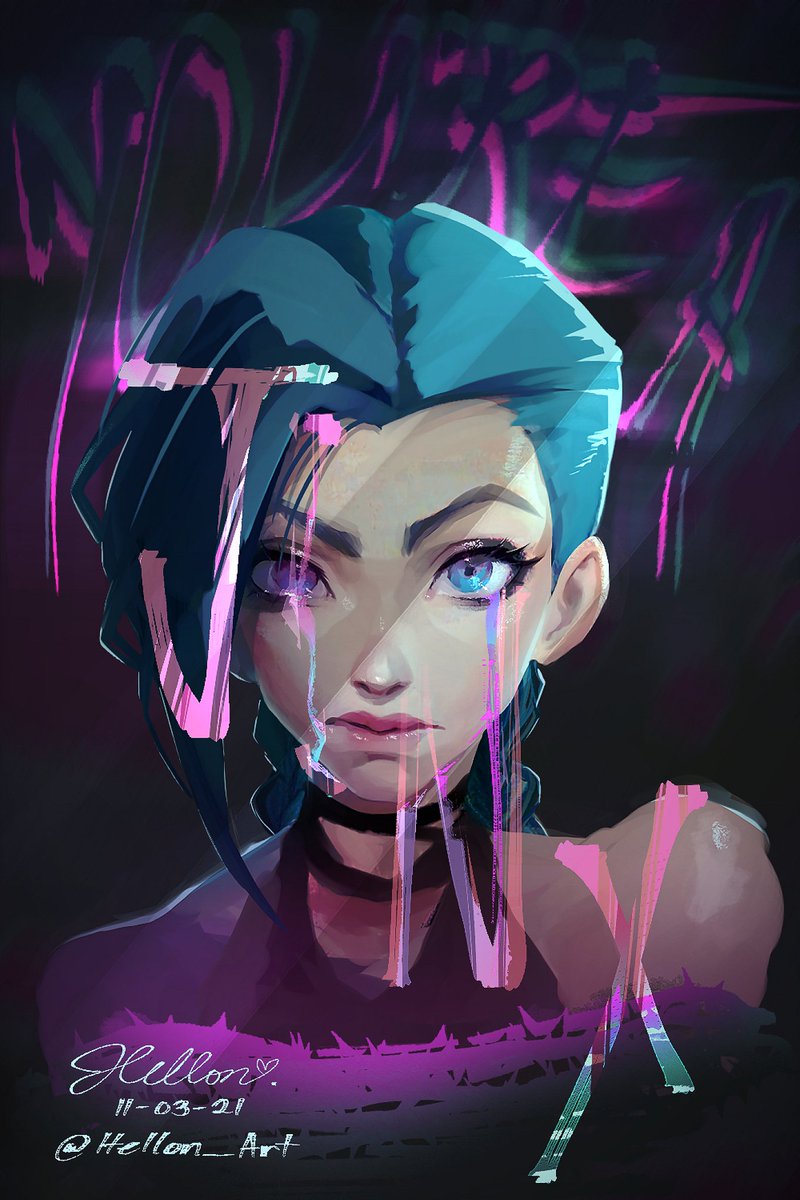Jinx fan art paint over~ 🤧
2015     -       2021