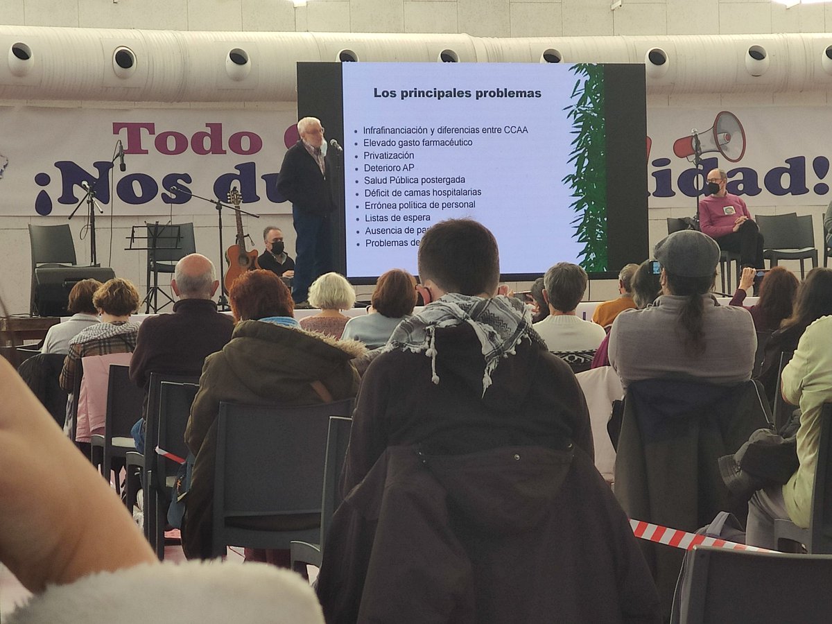 Un lujo poder contar con Marciano Sánchez Bayle en la #AsambleaPorLaSanidadPúblicaCyL