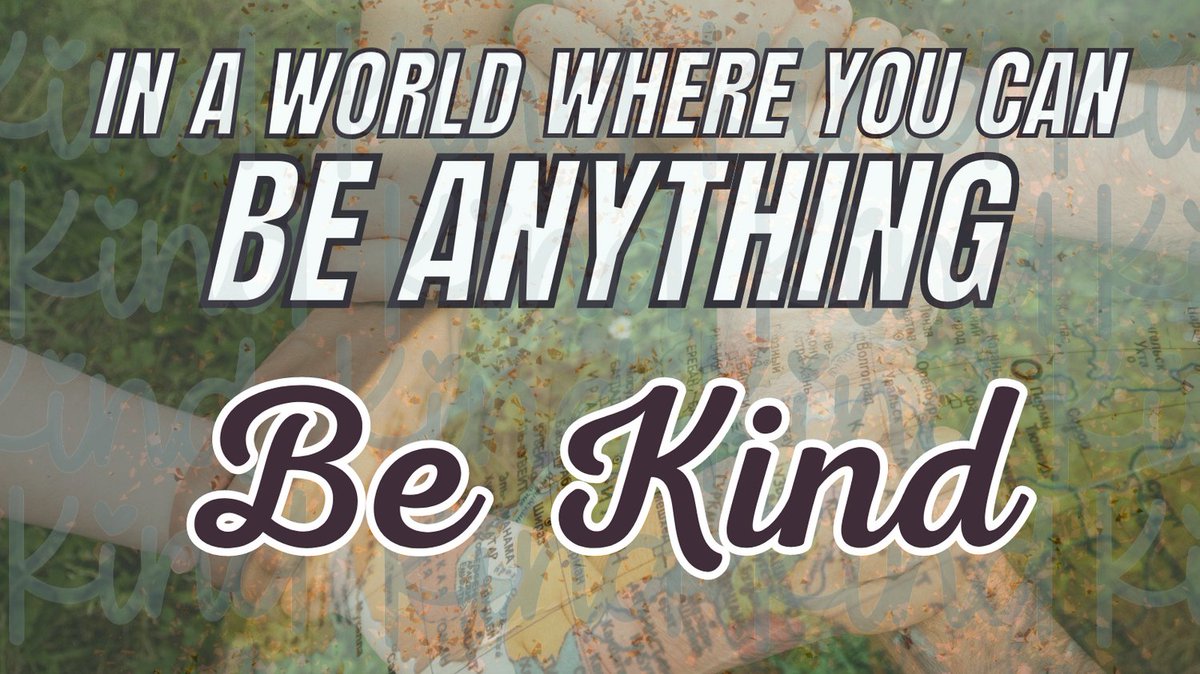 learncanva4yt's tweet image. When @canva put out a challenge and the theme was KINDness - I knew exactly what to do!   Be Kind.  It's FREE.  It costs NOTHING, but it means everything.  #thecanvaclassroom #canvatutorials #canvadesignchallenge