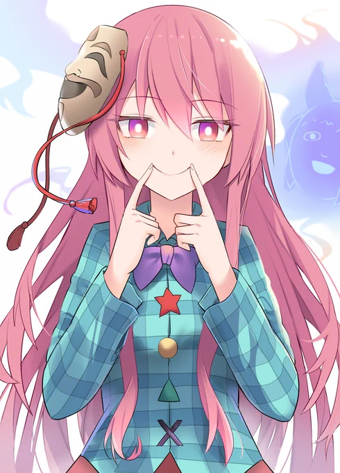 笑顔の練習 