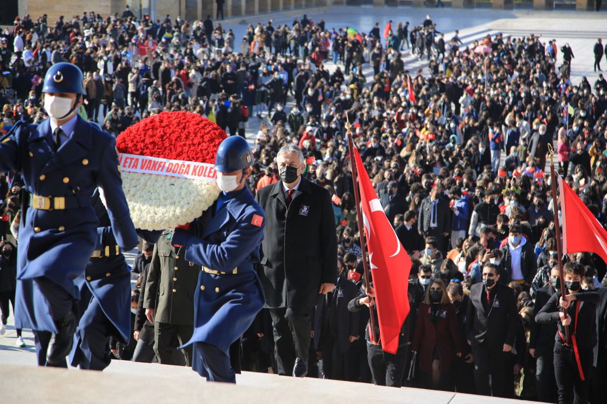 DogaOkullari's tweet photo. -Atamızın İzinde Doğa Anıtkabir'de-
Atatürk’ün aramızdan ayrılışının 83. yılında tüm yöneticilerimiz, öğretmenlerimiz ve 5 binin üzerinde öğrencimiz ile Anıtkabir’deyiz. https://t.co/jMH6pH6FMZ