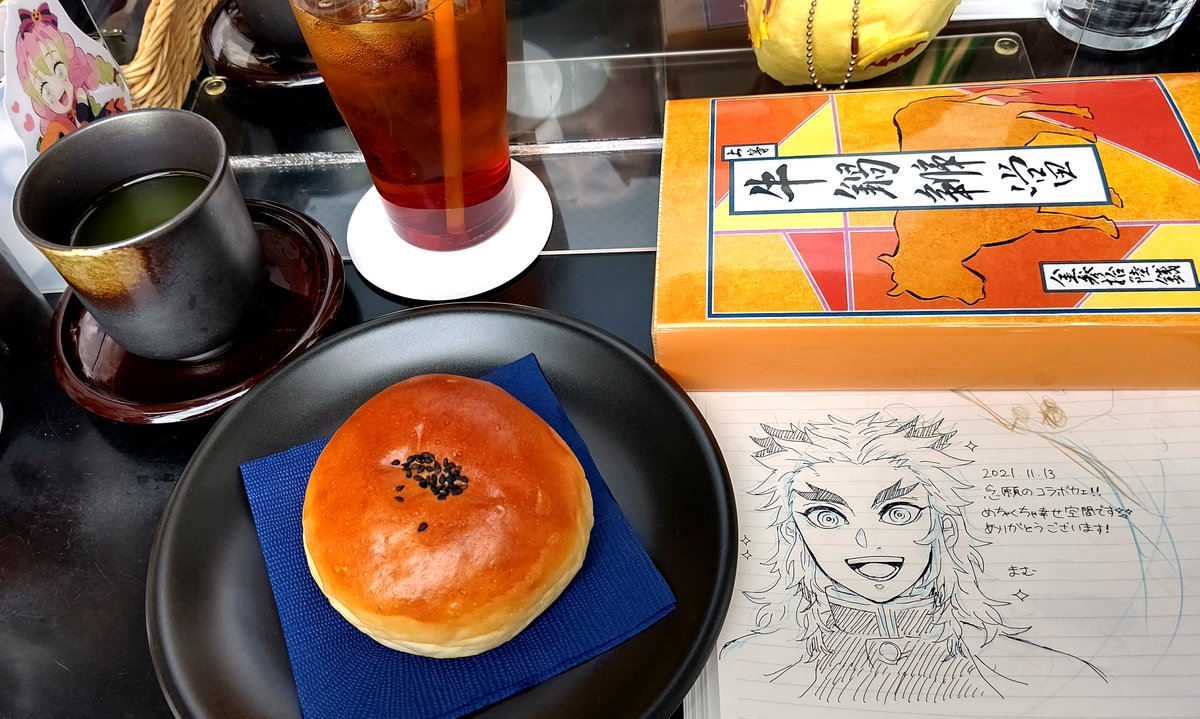 初めての🛸カフェ料理美味しいしめちゃくちゃ楽しくて幸せ空間だった…本当に本当にありがとう……😭🙏✨(パネルは撮影可でした☺️) 