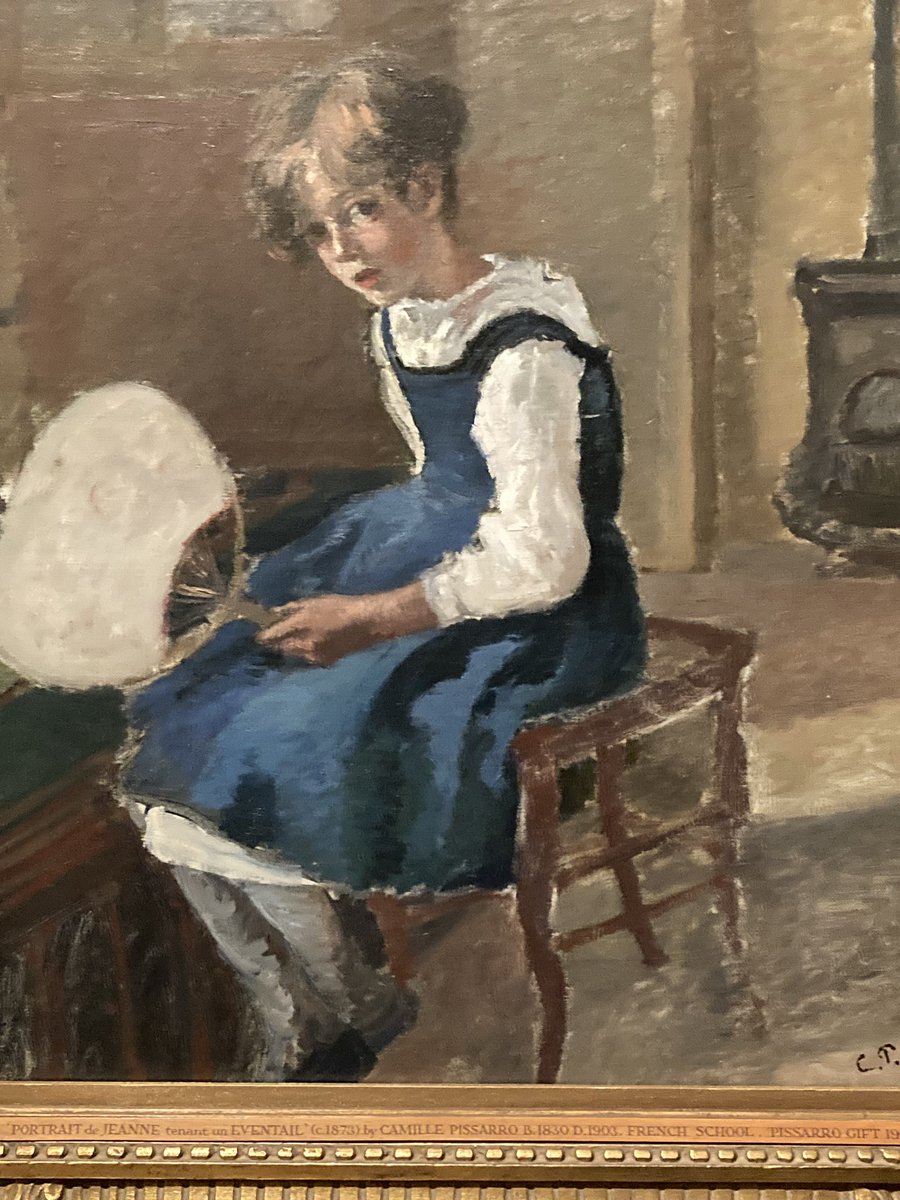 GrandTouristUK's tweet image. @AshmoleanMuseum #Oxford paintings by Camille #Pissarro including Jeanne Rachel (his daughter) who died a few months later. Her grandmother also Rachel lived on St Thomas Caribbean subject of novelist @ahoffmanwriter Marriage of Opposites - excellent novel laced w/magical realism