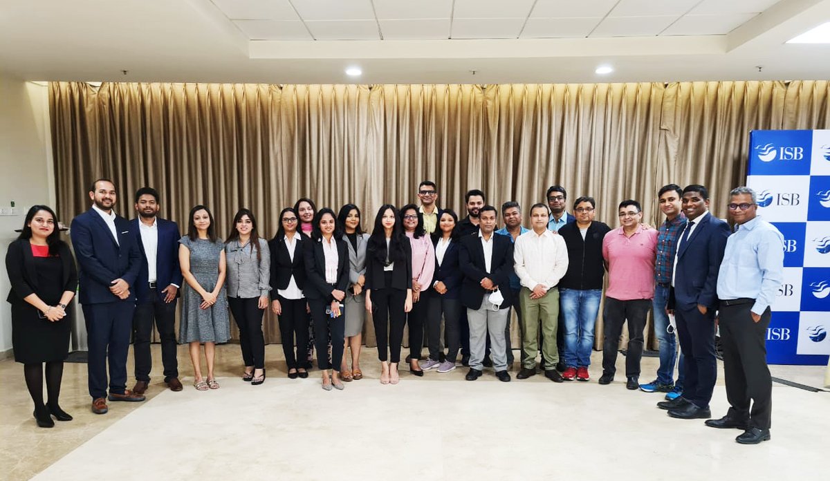 We welcome the participants of the Advanced Management Programme for Healthcare (AMPH) Class of 2022. The cohort is currently in residence at our Mohali campus.

#HealthcareAtISB #ISBamph 🩺