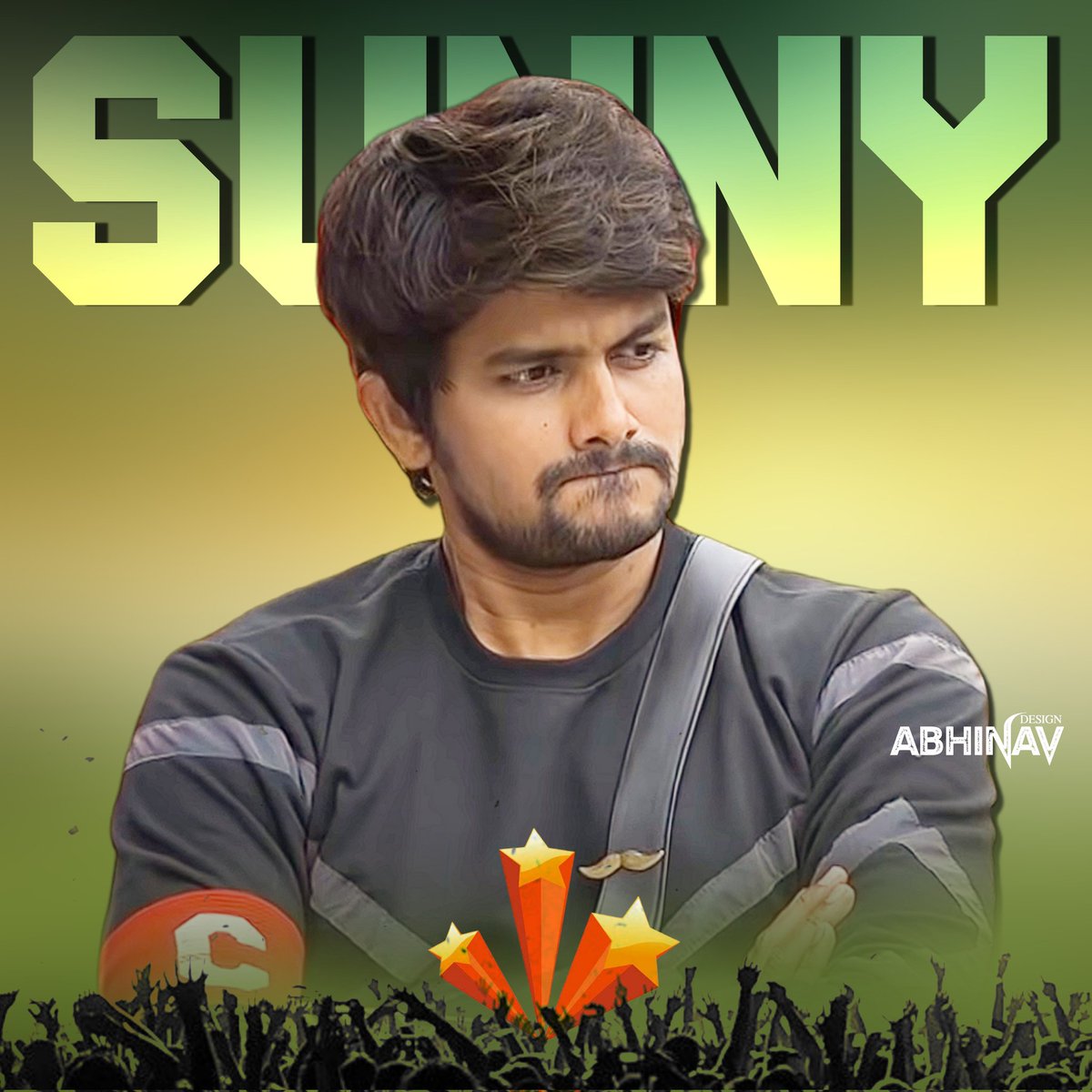 Vjsunny10's tweet photo. SUNNY we r with u man stay strong #BB5SensationVJSunny #BiggBossTelugu5 https://t.co/xkLmyWLpvo