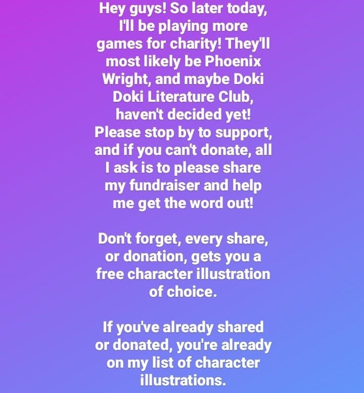 I know I'm a really small streamer, but I would love your support! 

extra-life.org/participant/Lu…

#EXTRALIFE #extralife2021 #extralife♥️ #extralife4kids #extralifeforkids #extralifecharity #kidscantwait #changekidshealth