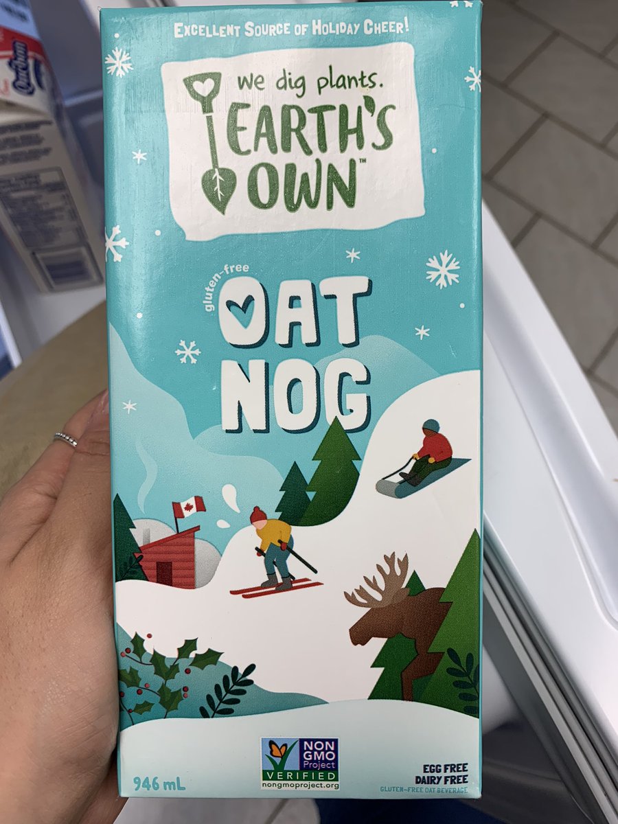 nicoleedeep's tweet image. PSA for my egg nog / oat milk lovers! Best of both worlds #oatnog @earthsowncanada