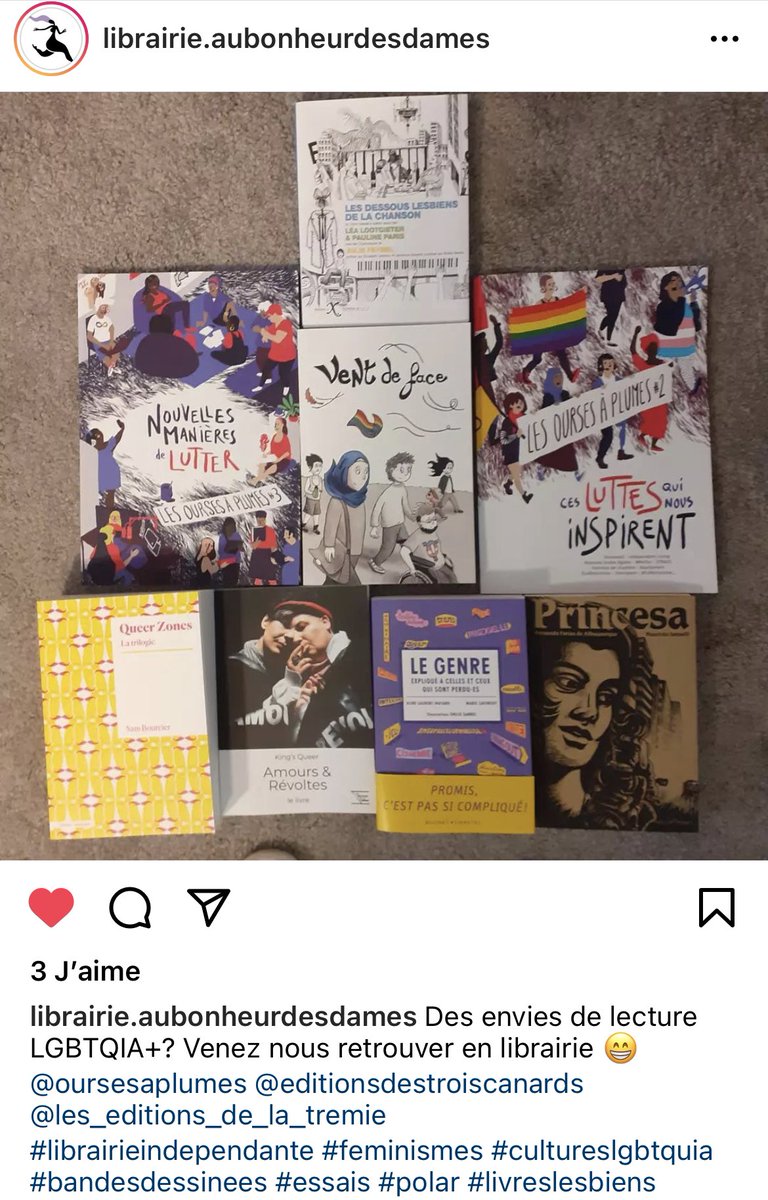edlatremie's tweet photo. À Toulouse, retrouvez nos #livres #LGBTIQ à la librairie Au bonheur des dames ! Ici la sélection des libraires dont Amours et Révoltes : le livre par @kingsqueer https://t.co/HPiV5Y0Lhw
