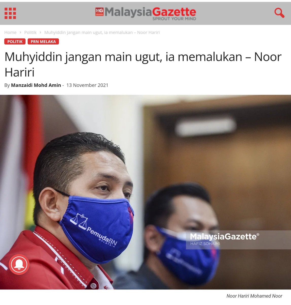 haririABE's tweet photo. Tak payah ugut² https://t.co/JbnPj3tCnb