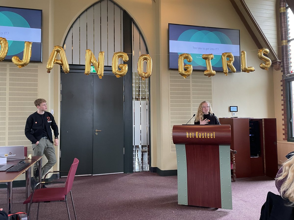 Young professional Marije tells about het first IT career steps at <a href="/Atos/">Atos</a> at #djangogirls #girls #code #it #career