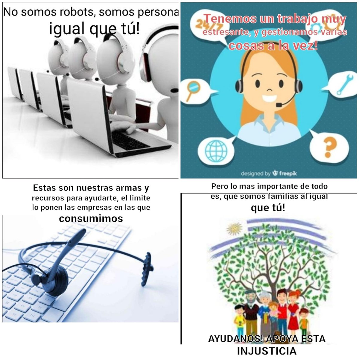 Qelia_'s tweet photo. @sitel_spain @CarrefourES @GrupoUnisono #BlackFriday #ContactBlackReality #CarrefourEnNegro 
No podemos permitir que estas tres empresas traten así a trabajadores de tantos años, nos echan a la calle sin indemnización ni paro, NO AL MALTRATO LABORAL https://t.co/idNu2qVA0F