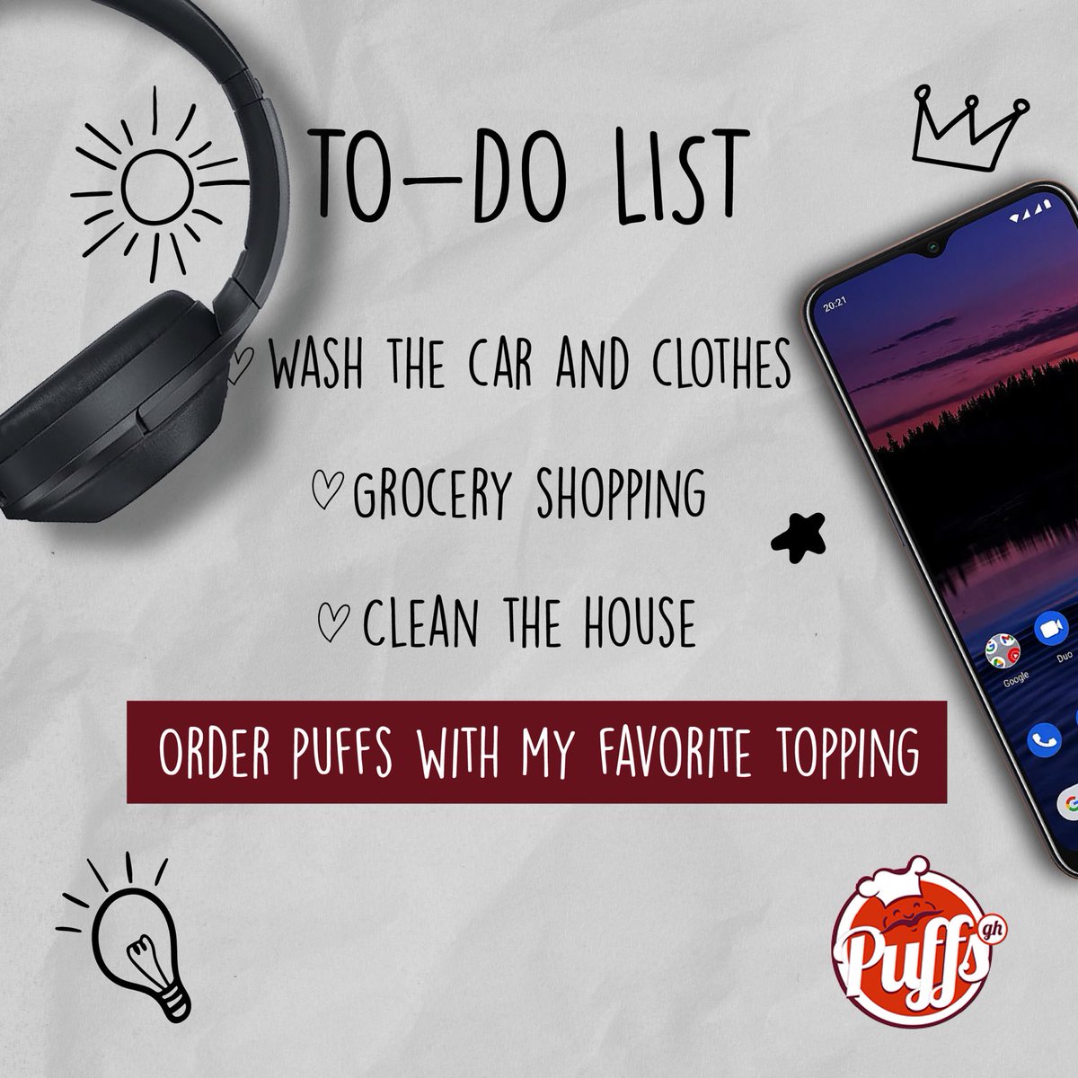 GhPuffs's tweet image. It’s not a complete weekend without some delicious puffs on your to-do list. 
Go ahead and call 0556557293 right away to place your orders. 

#bofrot #puffpuff #weekendvibes