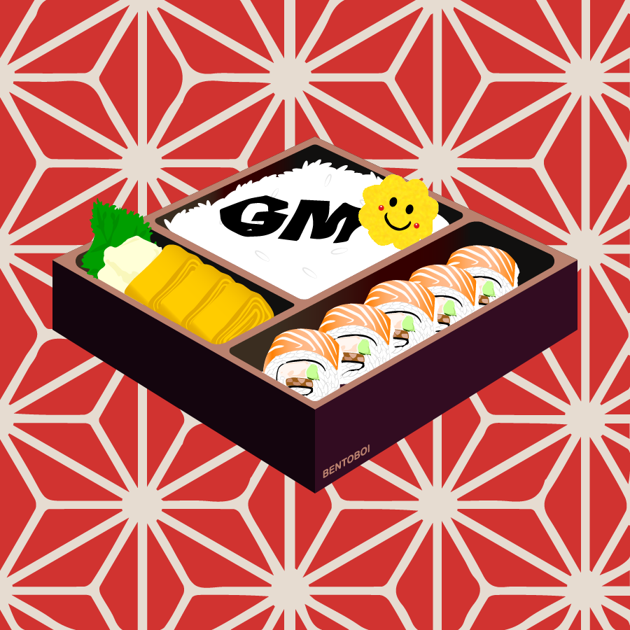 bentoboi_nft's tweet photo. #GM special bento! 
Have a good day everyone
@welovegm 

#nfts #nft #nftart #nftartist #nftcollector #cryptoart #digitalart #nftcommunity #art #crypto https://t.co/3VufQqqNzb