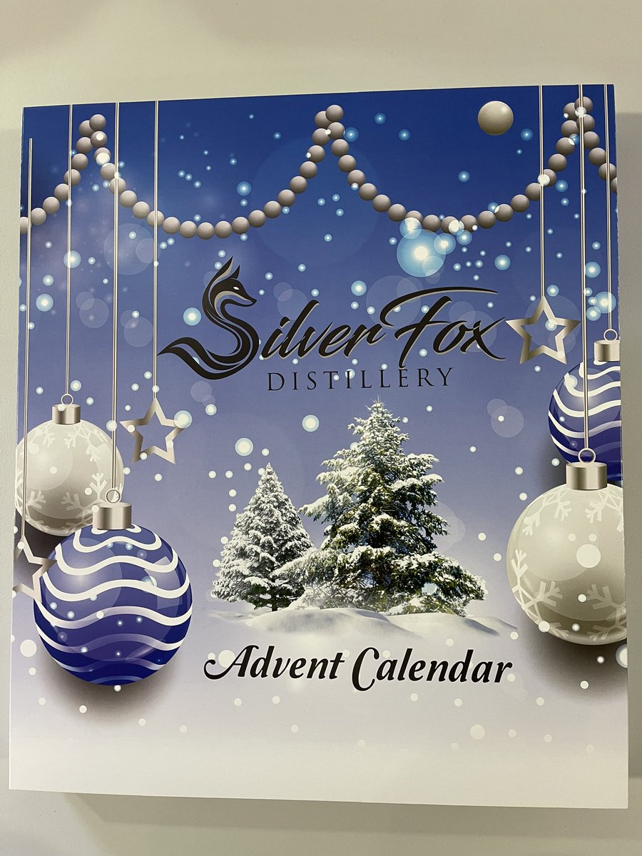 SilverFoxDistil's tweet image. SilverFox Distillery Advent Calendar is now available, 24 different spirits in 50ml bottles