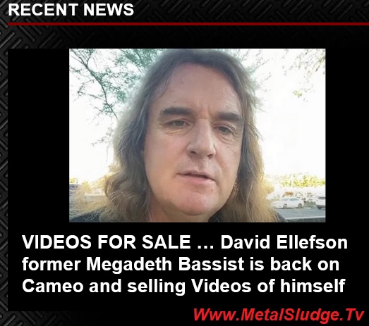 cskkdfgr's tweet photo. VIDEOS FOR SALE …
David Ellefson former Megadeth Bassist is back on Cameo and selling Videos of himself
#davidellefson #megadeth #cameo #megaload #davemustaine #blabbermouth #sludge #metalsludge
https://t.co/Swe2fBJZfS https://t.co/hL71qyp6IP