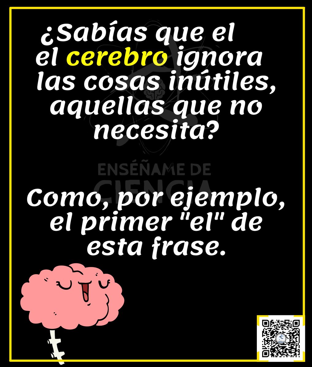 EnsedeCiencia's tweet photo. Algo para tener en cuenta 👀🧠 https://t.co/tpxFHuU2s2