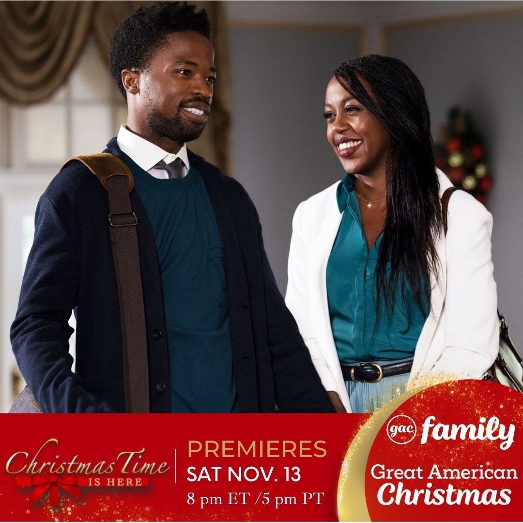 danicamckellar's tweet photo. Can't wait for tonight's #GreatAmericanChristmas movie, #ChristmasTimeIsHere at 8pmET/5pmPT on @GACfamilyTV - so many talents in this movie, some of whom I've had the pleasure of working with! 🥰 @GAClivingTV @RukiyaBernard @jasoncermak @jillactress @TVSlays @Christie_Will https://t.co/yAeG14HPwZ
