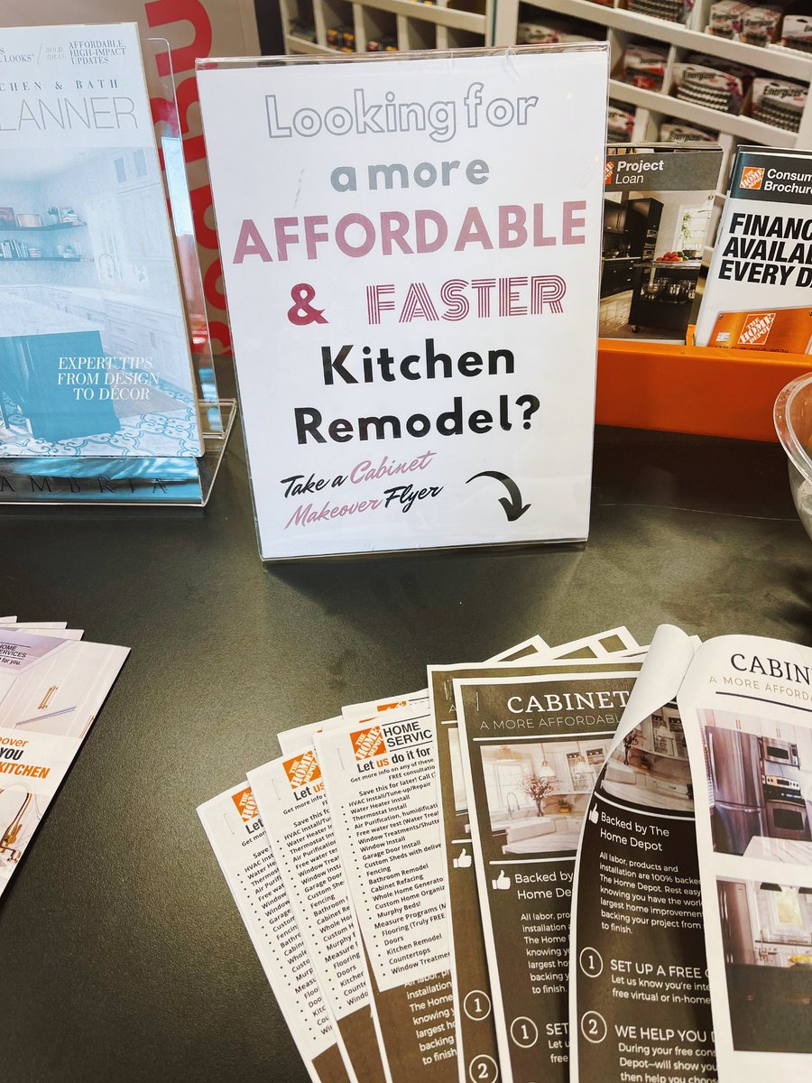 MAKatTHEDEPOT's tweet photo. We are ready to help our customers get the #kitchenremodel of their dreams👩🏽‍🍳#2211doesitforyou #2211proud @JohnnyTBush @JOakleyTHD @westons2310 @THDRyanS @mjgolf74 @HDMarthaMendoza https://t.co/Lwbov6YAQP