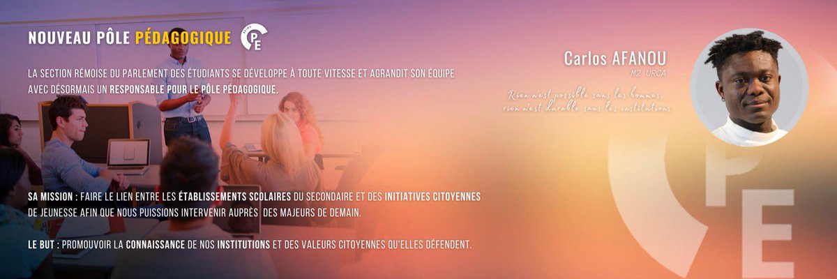 PEReims's tweet image. Nouveau pôle pour le PDE de Reims !