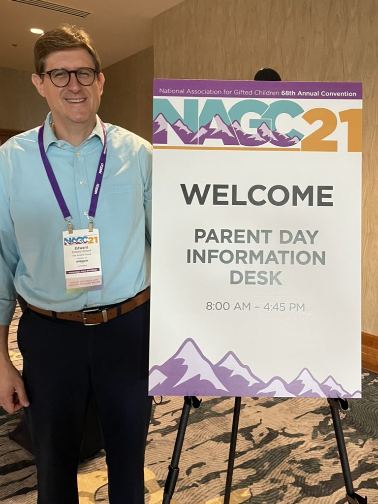 Wow!  What a great group of parents at #NAGC21 Parent Day!  Honored to have the opportunity to share my thoughts parenting gifted and 2e kids.
