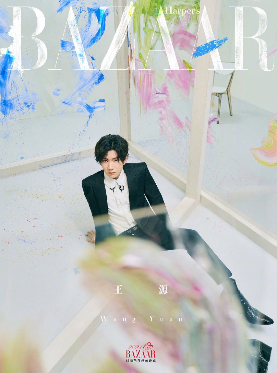 roywangvnfc's tweet photo. 💚Harper's Bazaar Update 
2021#时尚芭莎慈善晚宴#  我们策划了“一场艺术展览”，将孩子们的画作为展品呈现在艺术画廊中，取其画中的色彩笔触作为背景，让我们汇聚起色彩斑澜的梦想，进行一场“爱的对话”。TFBOYS-王源 携手芭莎，一同为爱出发，绽放满满“源”气。#童心同爱美育未来#   
Cre: 时尚芭莎 https://t.co/ScHrzY9HOT