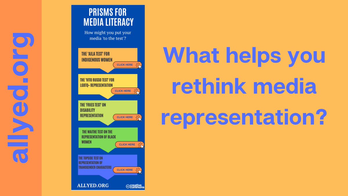 tricia_fried's tweet photo. The ‘Bechdel Test’ is a well-known test put to film and tv, but what other tests might help us think about intersectionality across media texts?
https://t.co/xOAw2bIcni
#medialiteracy #teachpride #teachSDGs https://t.co/ZnPZeziPde