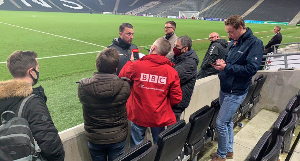 #CamUTD boss Mark Bonner gives his post match thoughts following the 4-1 defeat at #MKDons