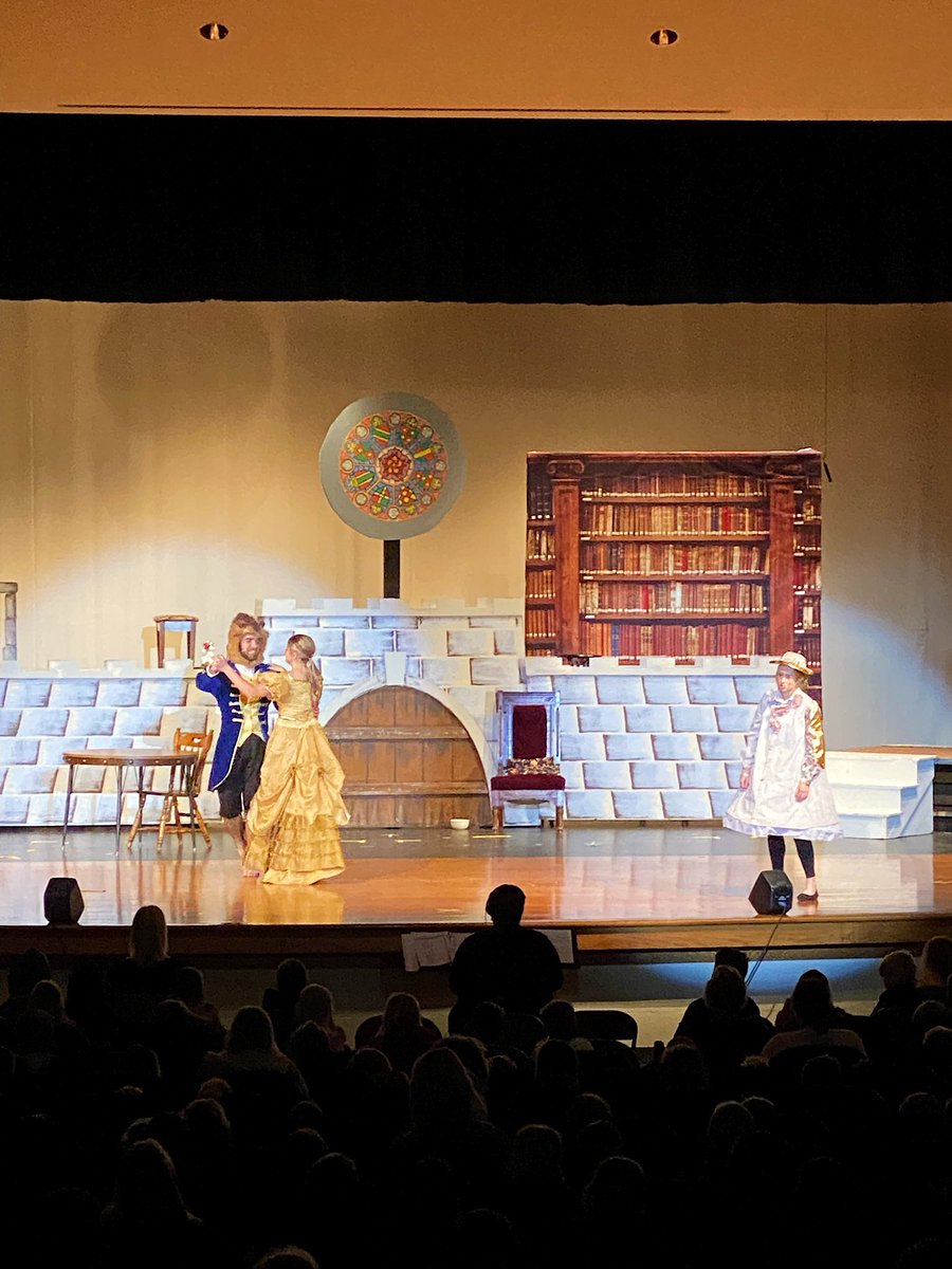 DnhMusic's tweet photo. @dnhdrama presents…Beauty and the Beast. Tonight, 11/13 at 7 p.m. and Sunday, 11/14 at 2 p.m.  Please spread the word and fill our auditorium! 🌹💛 #rollblue https://t.co/OMUfjhD4XE